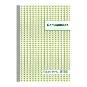 Manifold Commandes 29 7x21cm 50 Feuillets Dupli Autocopiants - Motif - X 5 - Exacompta