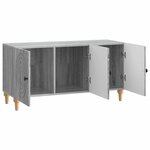 vidaXL Meuble TV 99 x 34 5 x 50 cm Sonoma gris Bois d'ingénierie
