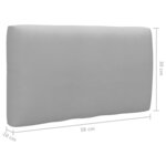 Vidaxl canapé d'angle palette de jardin bois de pin imprégné de blanc
