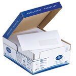 Enveloppe velin la couronne blanche 110 x 220 mm - format dl - avec fenêtre - boîte de 500
