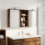 vidaXL Ensemble de Meubles de Salle de Bain 3 Pièces 126 x 16 x 62.5 cm
