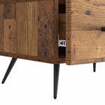 vidaXL Meuble TV Bois ancien 147 x 34 5 x 30 cm Bois d'ingénierie