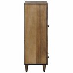 vidaXL Buffet Haut Marron 60 x 33 5 x 100 cm Bois de mangue massif