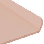 vidaXL Étagère flottante 4 Pièces Rose 30 x 18 x 2 5 cm Acier