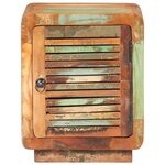 vidaXL Table de chevet 40x30x50 cm Bois de récupération massif