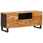 vidaXL Meuble TV Marron 105 x 33 x 46 cm Bois de mangue massif
