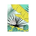 Papier décoratif - bloc design home 12 feuilles - 13x17cm - plantes