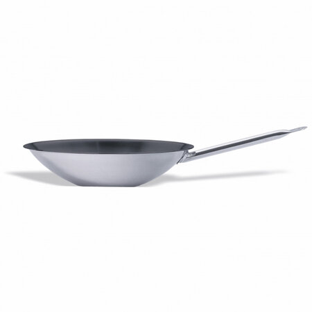 Wok anti-adhésif fond plain multi-métal 36 cm - pujadas -  - aluminium/inox5 5oui