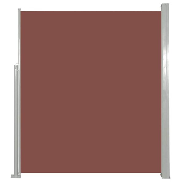 vidaXL Auvent latéral rétractable de patio 170x300 cm Marron