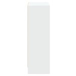 vidaXL Bibliothèque Blanc 60x24x76 cm Bois d'ingénierie