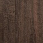 vidaXL Buffet chêne marron 68x35x76 cm bois d'ingénierie
