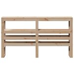 vidaXL Tête de lit avec étagères 160 cm bois massif de pin