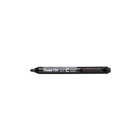 Pentel Marqueur permanent NXS15, rétractable, noir