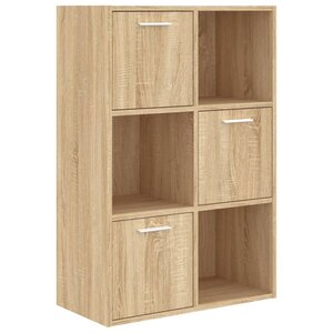 vidaXL Armoire de rangement Chêne sonoma 60x29 5x90 cm Bois ingénierie