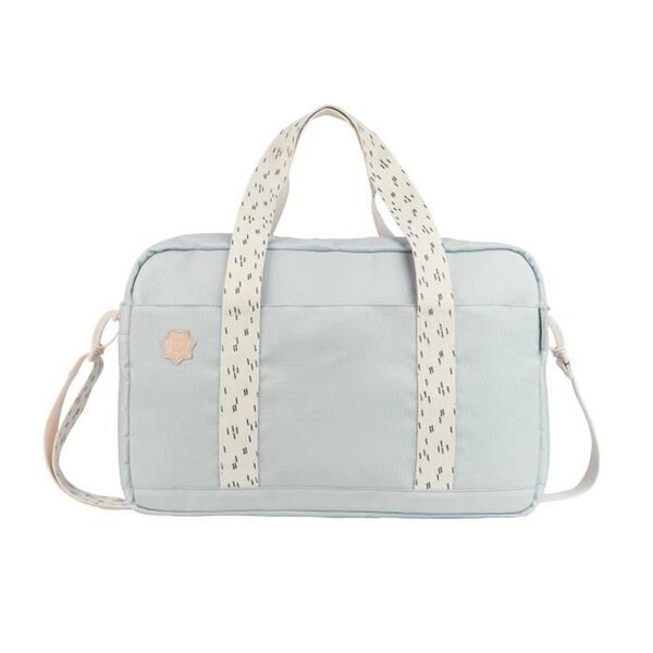 Sac à langer Bowling - Grande Contenance 20L - Plan à langer et Attaches-poussette Gris