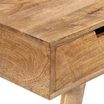 vidaXL Coiffeuse 112x45x76 cm Bois de manguier solide