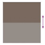 Store enrouleur occultant 140 x 175 cm marron