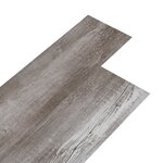 vidaXL Dalles de plancher PVC 5 02 m² 2 mm autoadhésif marron bois mat