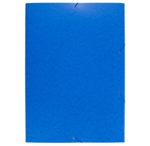 Chemise 3 Rabat Carte Lustrée A2 BLEU EXACOMPTA