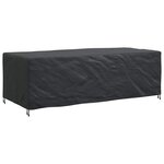 vidaXL Housse pour mobilier d'extérieur Noir 300 x 140 x 90 cm 210D