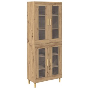 vidaXL Haut Armoire Chêne artisanal 69 5 x 34 x 180 cm