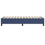 vidaXL Cadre de lit Bleu 80x200 cm Tissu