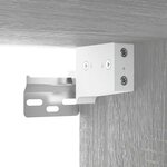 vidaXL Meubles TV 2 Pièces sonoma gris 80x30x30 cm bois d'ingénierie