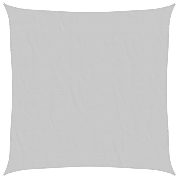 vidaXL Voile d'ombrage gris clair 4x4 m 100  polyester oxford