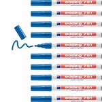Marqueur Peinture 751 Bleu 1-2 mm x 10 EDDING