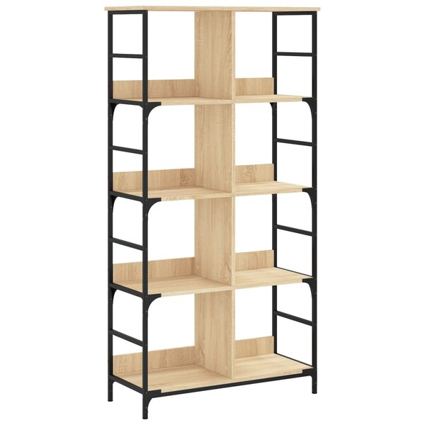 vidaXL Bibliothèque chêne sonoma 78 5x33x153 cm bois d'ingénierie