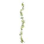 vidaXL Guirlandes de fleurs de Noël 6 Pièces blanc 200 cm