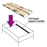vidaXL Sommier à lattes Marron 80 x 190 cm Bois de hêtre massif