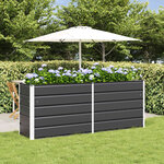 vidaXL Jardinière Anthracite 480 x 50 x 45 cm Acier galvanisé