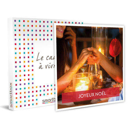 SMARTBOX - Coffret Cadeau - Idée de cadeau de Noël pour un couple de bons vivants : 1 dîner gastronomique avec boisson - 49 découvertes culinaires partout en France