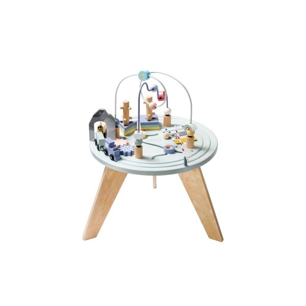 Table de motricité avec train et activités