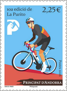 Timbre Andorre - 10a edicio de La Purito