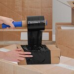 vidaXL Films étirables 10 Pièces noir 23 μm 10 cm x 150 m