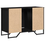 vidaXL Armoire sous lavabo Chêne noir 91x35x60 cm Bois d'ingénierie