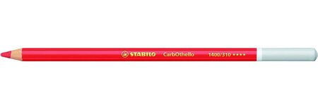 Crayon de couleur fusain pastel carbothello vermillon stabilo
