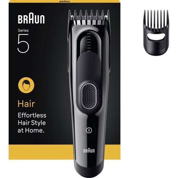 Tondeuse à cheveux HC5510 sans fil 50 min - 9 réglages - Noir