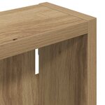 vidaXL Armoire murale de salle de bain Chêne artisan 20 x 10 x 60 5 cm