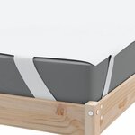 vidaXL Protège-matelas blanc 160x200 cm imperméable