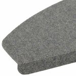 vidaXL Tapis d'escalier auto-adhésifs 15 Pièces Gris 80 x 28 x 3 5 cm
