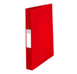 Classeur 2 anneaux 30 mm polypropylène Opaque rigide - A4 maxi  rouge x 10 EXACOMPTA