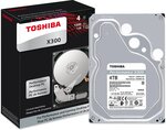 Disque Dur Toshiba X300 4To (4000Go) S-ATA (HDWE140EZSTA) Version Boîte