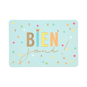 Carte de voeux - félicitations - bien joué !