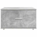 vidaXL Armoire à tiroirs Gris 55 x 45 x 33 5 cm Bois d'ingénierie
