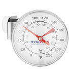 Thermomètre à café et à lait 125 mm - hygiplas -  -  125