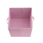 COMPO Boîte de rangement/tiroir pour meuble en tissu  - 27 x 27 x 28 cm - Vieux  rose