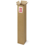 Caisse carton longue simple cannelure raja 100x25x25 cm (lot de 15)